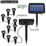 Showing product details of Solar Garden Lights 10-Pack 