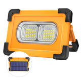 Front view of Solar Portable Light with Power Bank