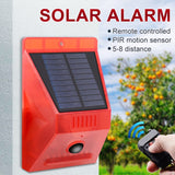 Showing features of Solar Security Alarm Light