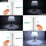 Solar Table Lamp lighting modes