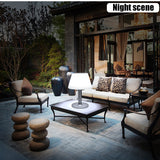 Solar Table Lamp, Night Scene.