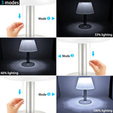 Solar Table Lamp,Three Lighting Mode With Pull Switch Lamp