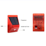 Solar Alarm Light Motion Detector And Sound Security Siren
