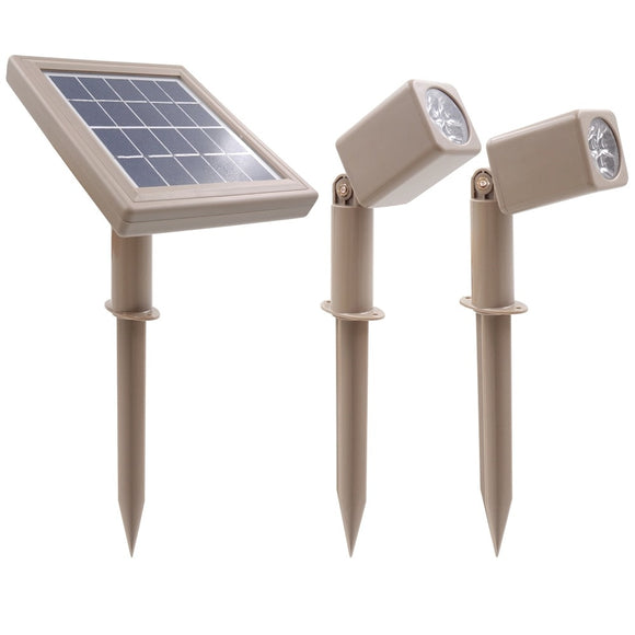 Solar Garden Spotlight, LED Outdoor Decoration Waterproof 